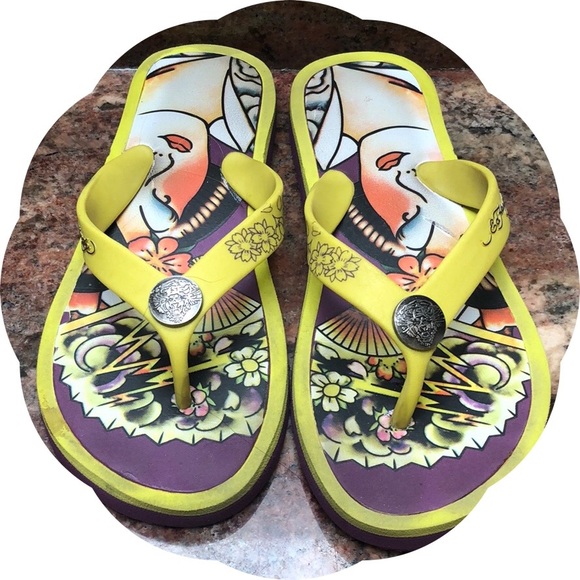 ed hardy sandals